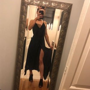 Anthropologie — Leg Slit Wrap Skirt